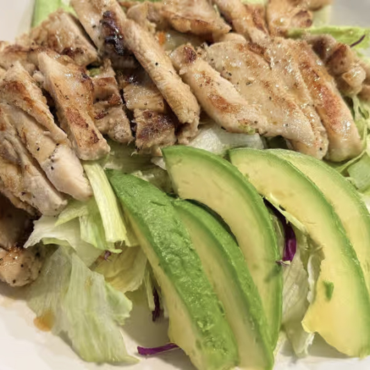 Grilled Chicken Salad with avocado