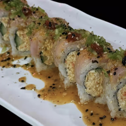 Hawaiian Roll with seared tuna